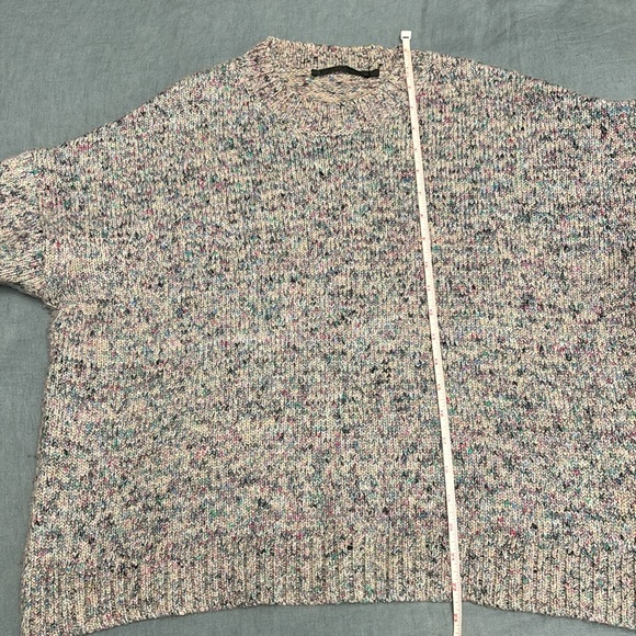 Jenni Kayne Cropped Cocoon Crewneck in Multi Marl - Picture 12 of 14